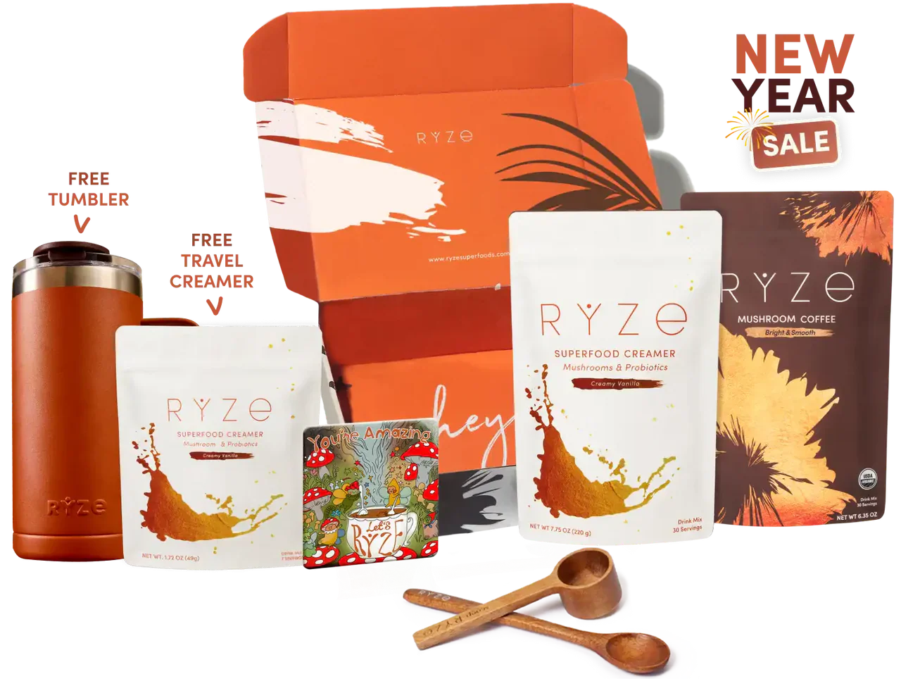 RYZE n Shine Bundle (Coffee + Creamer) - Select MG3640